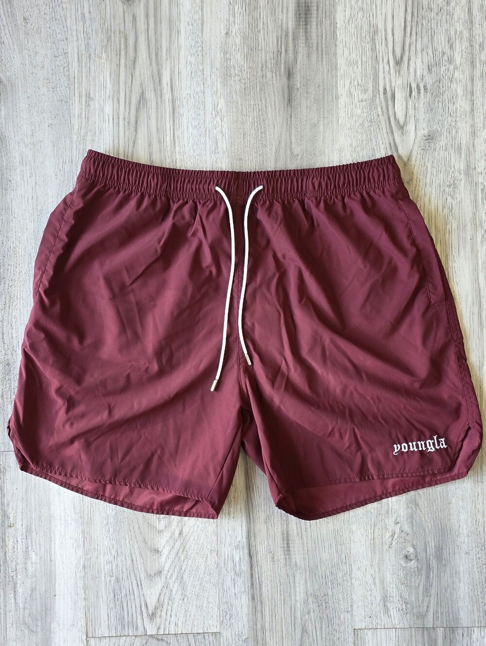 YoungLA Men’s XXL Burgundy 131 The Finest Athletic Shorts